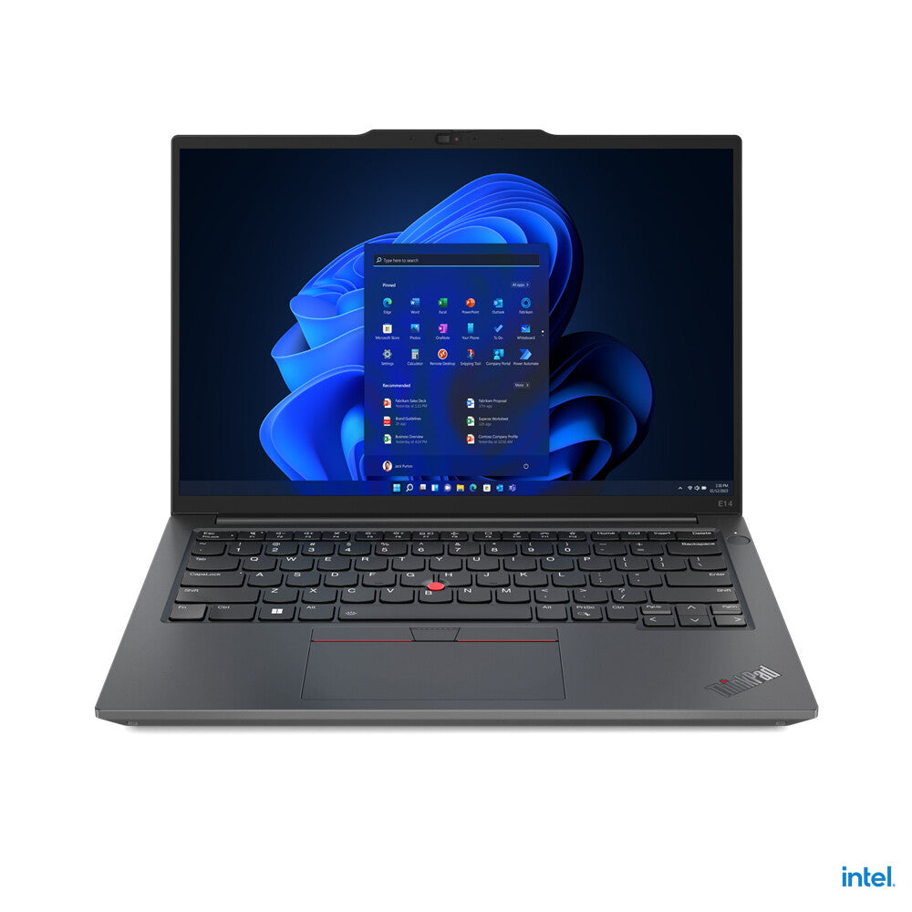 Lenovo ThinkPad E14 Laptop 35.6 cm (14") WUXGA Intel® Core™ i5 i5-1335U 8 GB DDR4-SDRAM 256 GB SSD Wi-Fi 6 (802.11ax) Windows 11 Pro Black, Graphite