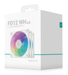 DeepCool FD12 ARGB WH-3 in 1 Computer case Fan 12 cm White 3 pc(s)