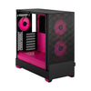Fractal Design Pop Air RGB Tower PC Case Black, Magenta | Liquid Cooling Support