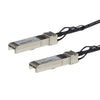 StarTech MSA Uncoded Compatible 2m 10G SFP+ to SFP+ Direct Attach Breakout Cable Twinax - 10 GbE SFP+ Copper DAC 10 Gbps Low Power Passive Transceiver Module DAC
