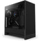 NZXT H5 Flow Midi Tower PC Case Black | Liquid Cooling Support