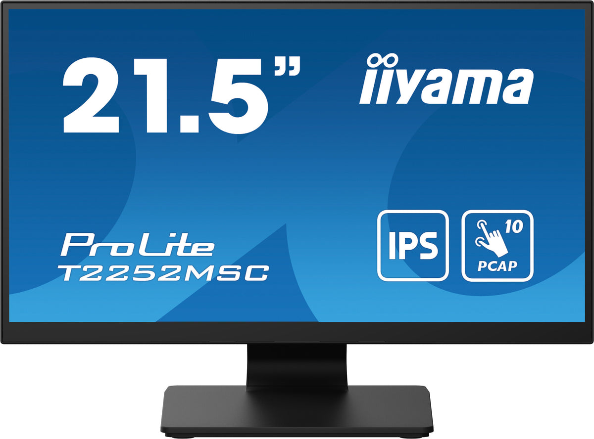 iiyama ProLite T2252MSC-B2 22" Full HD Monitor | 1920 x 1080 HDMI DP