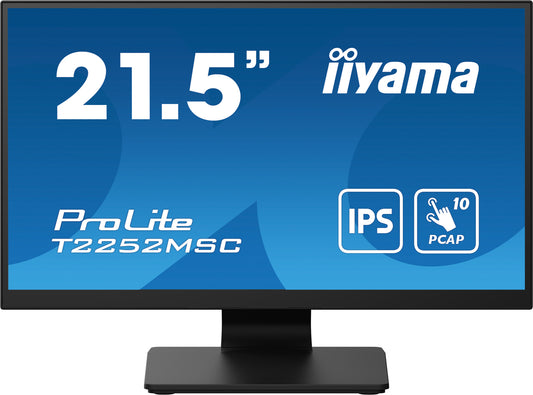 iiyama ProLite T2252MSC-B2 22" Full HD Monitor | 1920 x 1080 HDMI DP
