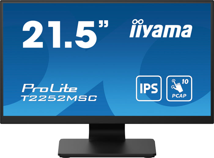 iiyama ProLite T2252MSC-B2AG 22" Full HD Monitor | 1920 x 1080 HDMI DP
