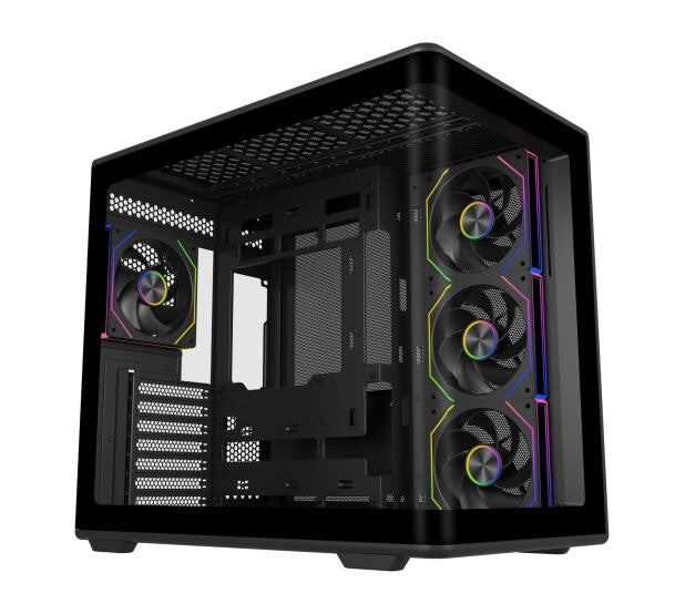 Cooler Master Elite 600 Tower Black, Transparent