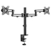 StarTech.com Desk Mount Dual Monitor Arm - Desk Clamp VESA Compatible Monitor Mount for up to 32 inch Displays - Ergonomic Articulating Monitor Arm - Height Adjustable/Tilt/Swivel/Rotating