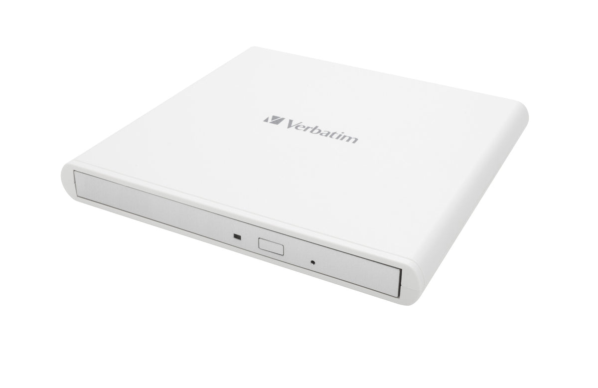 Verbatim Optical Disc Drive Mobile DVD ReWriter USB 2.0 White