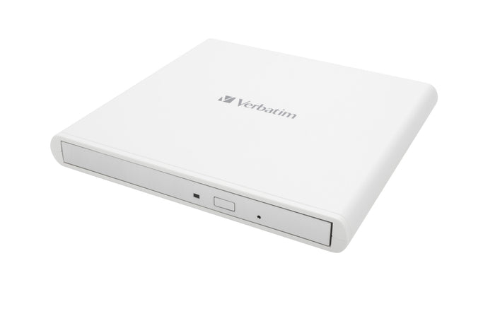Verbatim Optical Disc Drive Mobile DVD ReWriter USB 2.0 White