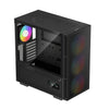 DeepCool CH560 DIGITAL ARGB Midi Tower PC Case Black | Liquid Cooling Support