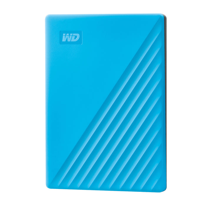 Western Digital My Passport 2 TB Encrypted External HDD | USB 3.2  Blue
