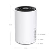 TP-LINK AXE5400 Tri-Band Mesh Wi-Fi 6E System Tri-band Wi-Fi 6 Mesh System | 2-Pack, White