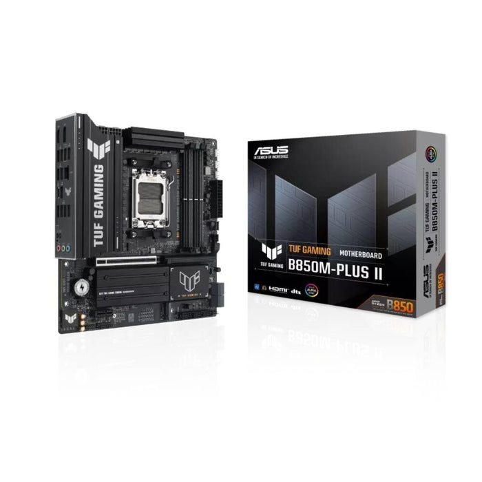 ASUS TUF GAMING B850M-PLUS II mATX Motherboard | AM5 | 4x DDR5 Slots
