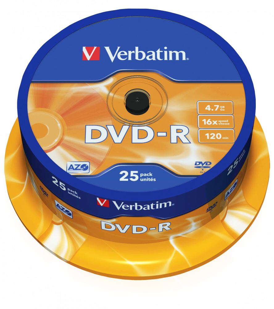 Verbatim Blank DVD 43667 4.7 GB DVD-R 25 pc(s)