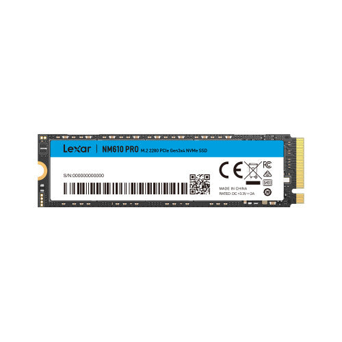 Lexar NM610PRO 1 TB PC/Laptop Internal SSD | NVMe PCI Express 3.0 M.2