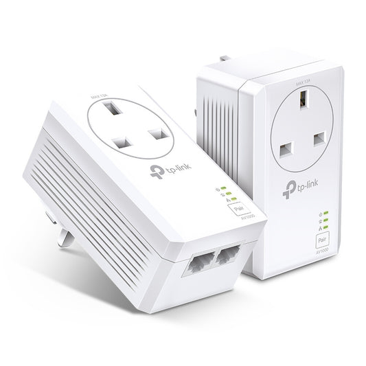 TP-Link AV1000 2-Port Gigabit Passthrough Powerline Starter Kit
