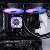 Silverstone IceGem 280 Processor Liquid cooling kit 14 cm Black