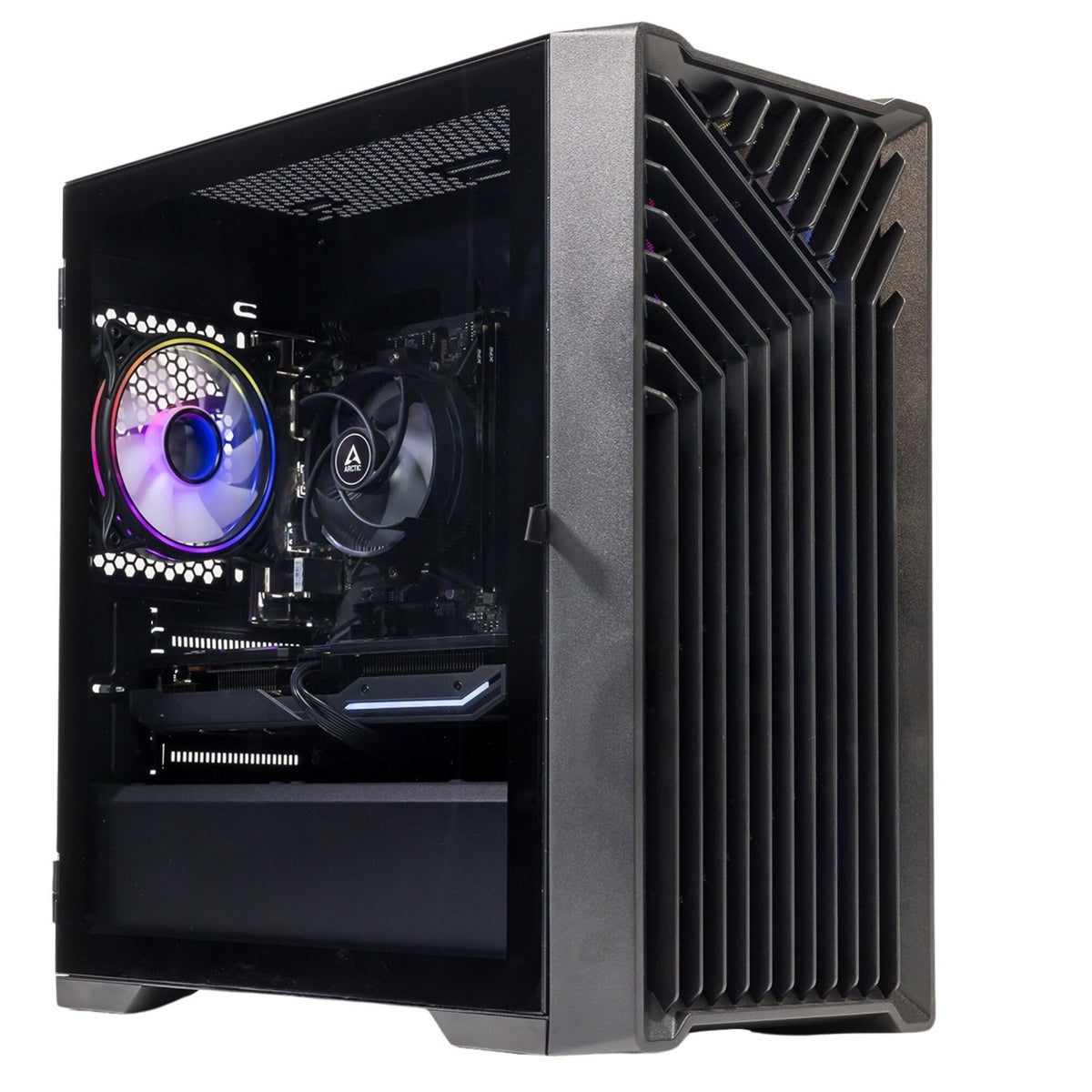 GTR Gaming PC | Intel core i5-12400F | RX 9060XT | 16GB DDR4 RAM | 1TB NVMe SSD | 600W 80+ Bronze PSU | Windows 11 | Wi-Fi