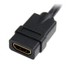 StarTech 6 in HDMI Extension Cable - Short HDMI Cable Male to Female - 4K HDMI Cable Extender - 4K 30Hz UHD HDMI Port Saver M/F - High Speed HDMI 1.4 - 28AWG - HDMI Dongle Extender