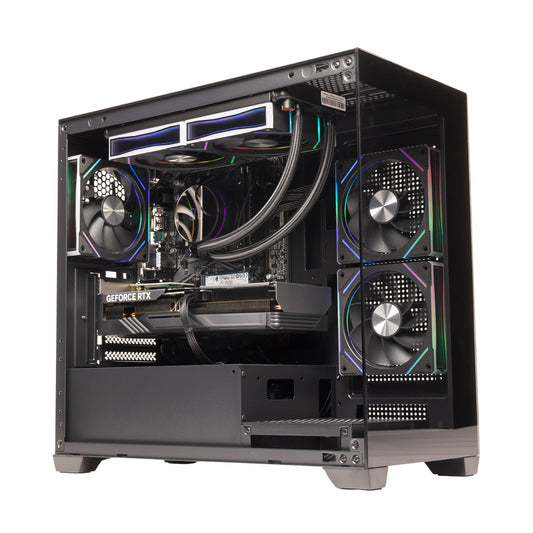 GTR Gaming PC | AMD Ryzen 7 5700X | RTX 5060 8GB | 32GB DDR4 3600MHz | 1TB NVMe SSD | 600W 80+ Bronze PSU | ARGB Glass Case | Wi-Fi | Windows 11 Home