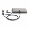 StarTech.com 2-Port USB-C Hub with Ethernet and RS-232, Attached USB-C to USB-A Dongle, 100W PD Pass-Through, 2x USB-A 5Gbps, Gigabit Ethernet, RS232 Serial (FTDI)