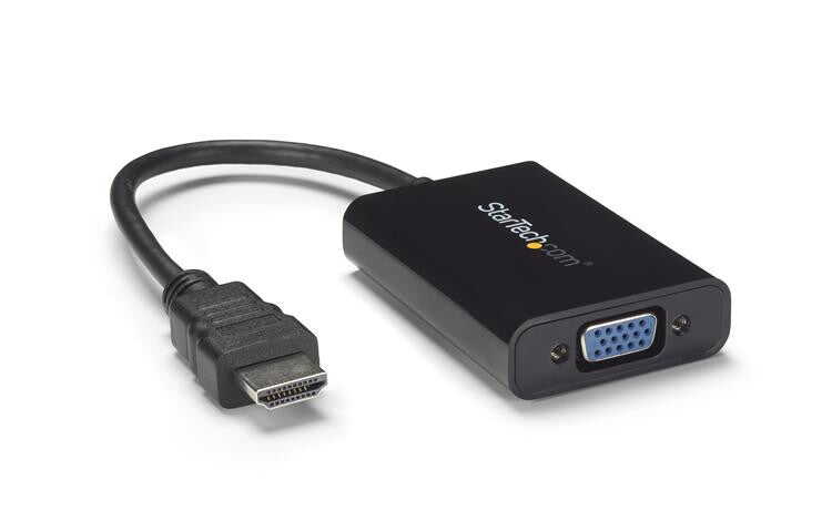 .com HDMI to VGA Video Adapter Converter Audio Desktop PC Laptop Ultrabook 1920x1080