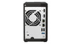 QNAP TS-253E Tower NAS | 2-bay, HDD & SSD, Intel Celeron CPU, 8 GB GB RAM, 2 x LAN Ports