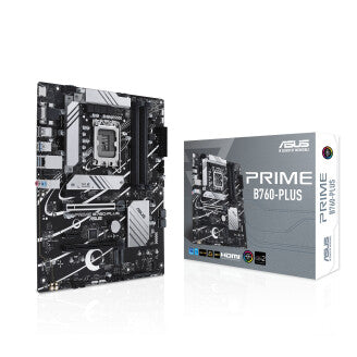 ASUS PRIME B760-PLUS ATX Intel Motherboard | LGA1700 Socket - 4 x DDR5 Memory Slots