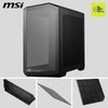 MSI MAG PANO 100R PZ ARGB Midi Tower PC Case Black | Liquid Cooling Support