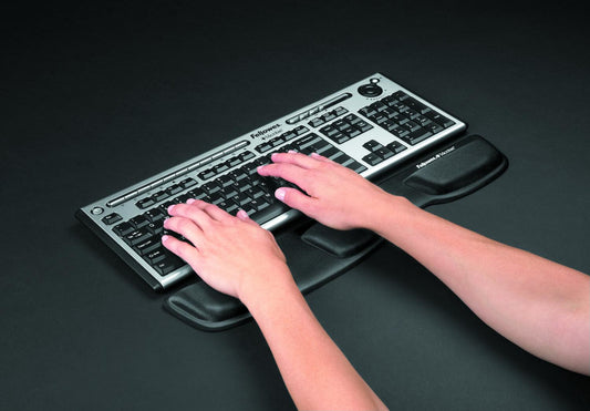 Fellowes Health-V Fabrik Keyboard Palm Support Black