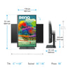 Benq PD2705U 27" 4K Ultra HD Monitor | 3840 x 2160 60Hz HDMI DP