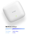 D-Link AX3000 Wi-Fi 6 Dual Band PoE Access Point