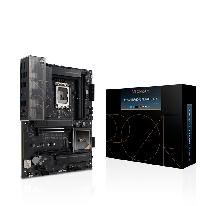 ASUS PROART B760-CREATOR D4 ATX Motherboard | LGA1700 | 4x DDR4 Slots