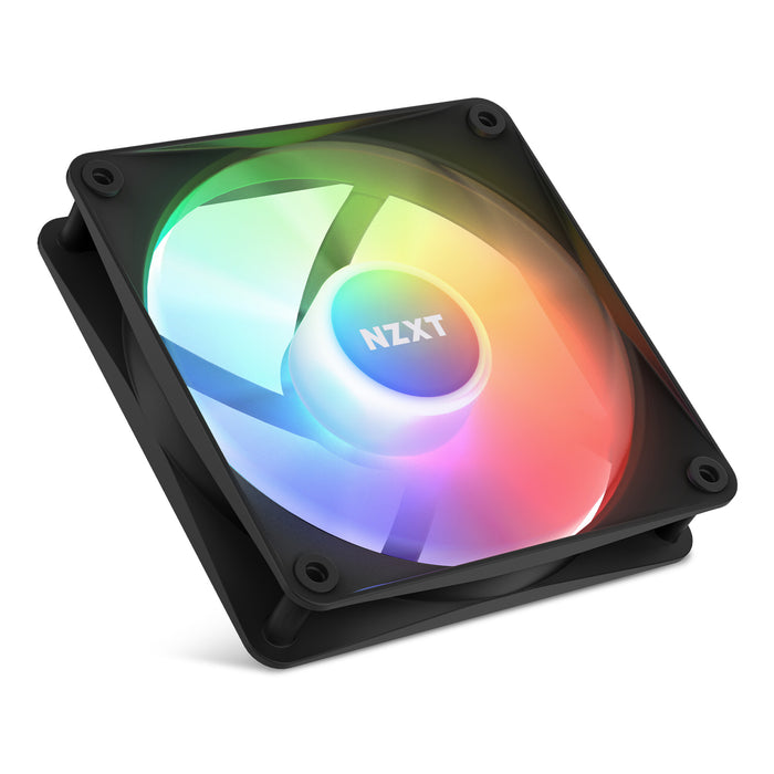 NZXT F120 RGB Core Case Fan | 120mm 1800 RPM PWM RGB Hydro Dynamic Bearing (HDB) Black