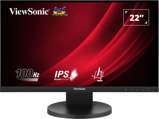 Viewsonic VG Series VG2208A-HD 22" Full HD Monitor | 1920 x 1080 100Hz HDMI VGA DP