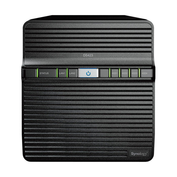 Synology DiskStation DS423/16TB SYN HAT-3300 Desktop NAS with 4 x 4TB HAT3300 Drives | 4-bay, HDD & SSD, Realtek CPU, 2 GB GB RAM, 2 x LAN Ports