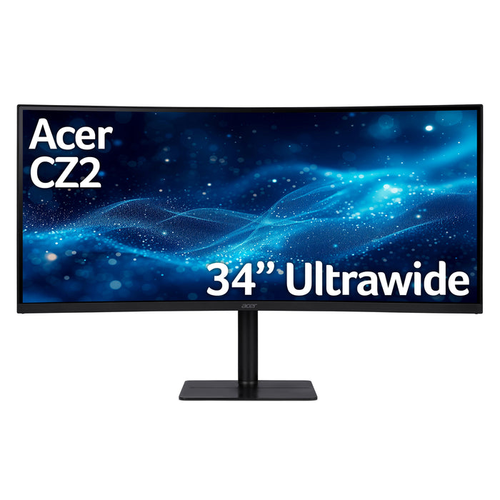 Acer Professional CZ342CURJ0BMIPHUZX CURVED 120HZ 34" Wide Quad HD Curved Monitor | 3440 x 1440 120Hz 1ms HDMI DP
