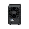 Synology DiskStation DS223 Mini Tower NAS with 2 x 4TB HAT3300 Drives | 2-bay, HDD & SSD, Realtek CPU, 2 GB GB RAM, 1 x LAN Ports