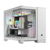 Corsair 2500X RGB Micro Tower PC Case White | Liquid Cooling Support