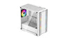 DeepCool CC360 WH ARGB Mini Tower PC Case White | Liquid Cooling Support