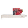 StarTech SATA PCIe Card - 2 Port PCIe SATA Expansion Card - 6Gbps - Full/Low Profile - PCI Express to SATA Adapter/Controller - ASM1061 Non-Raid - PCIe to SATA Converter