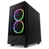 NZXT H5 Elite RGB Midi Tower PC Case Black, Transparent | Liquid Cooling Support