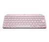 Logitech MX Keys Mini Keyboard | Wireless, QWERTY, Pink, Backlit