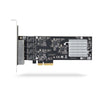 StarTech.com 4-Port 2.5Gbps NBASE-T PCIe Network Card, Intel I225-V, Quad-Port Computer Network Card, Multi-Gigabit NIC, PCI Express Server LAN Card, Desktop Ethernet Interface