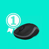 Logitech M185 mouse Ambidextrous RF Wireless Optical 1000 DPI