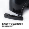Fellowes Computer Monitor Stand with 3 Height Adjustments - Smart Suites Monitor Riser Plus with Storage Area - Ergonomic Adjustable Monitor Stand for Computers - Max Weight 10KG/Max Size 21" - Black