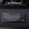 Corsair K65 PLUS WIRELESS keyboard Gaming RF Wireless UK English Black, Grey