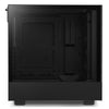 NZXT H5 Elite RGB Midi Tower PC Case Black, Transparent | Liquid Cooling Support