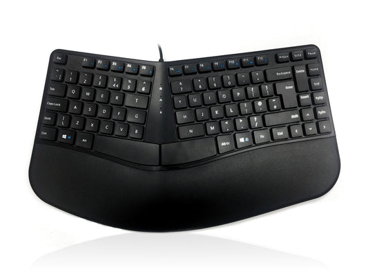 Accuratus KYB-CONTOUR-UBK Keyboard | Wired, QWERTY, Black