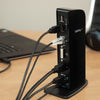 StarTech.com Dual Monitor USB 3.0 Docking Station with HDMI - DVI - 6 x USB Ports~Dual Monitor USB 3.0 Laptop Docking Station with HDMI & DVI/VGA, 6x USB-A Hub, GbE, Audio, Universal Type-A Dock - Windows/macOS/ChromeOS