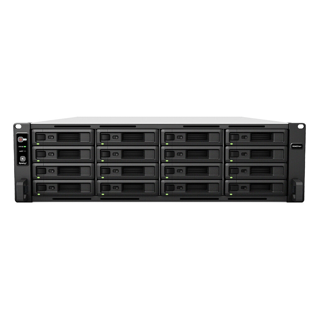 Synology RackStation RS4021xs+ Rack (3U) NAS with 16 x 12TB HAT5300 Drives | 16-bay, HDD & SSD, Intel Xeon D CPU, 16 GB GB RAM, 6 x LAN Ports